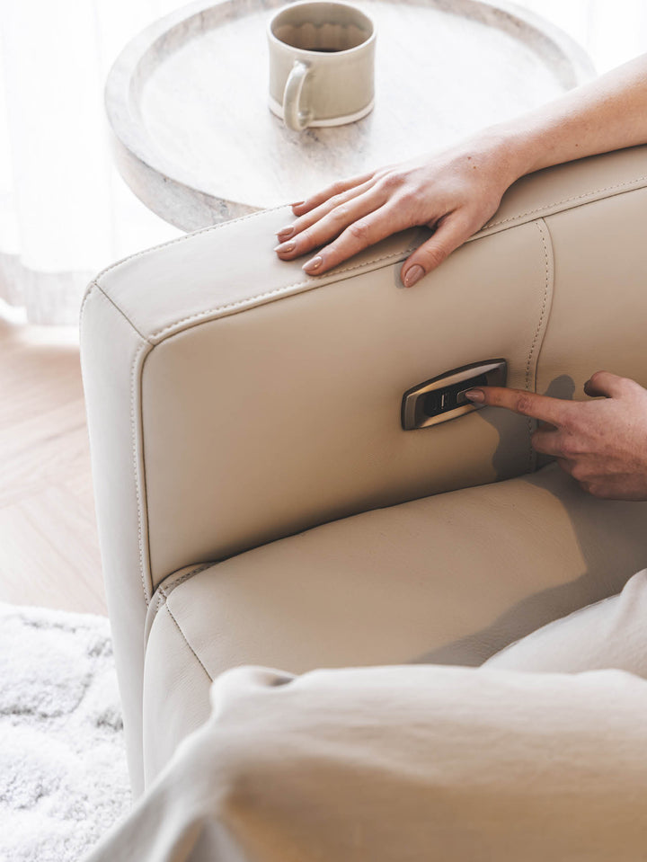 Ralph Leather Incliner Chair