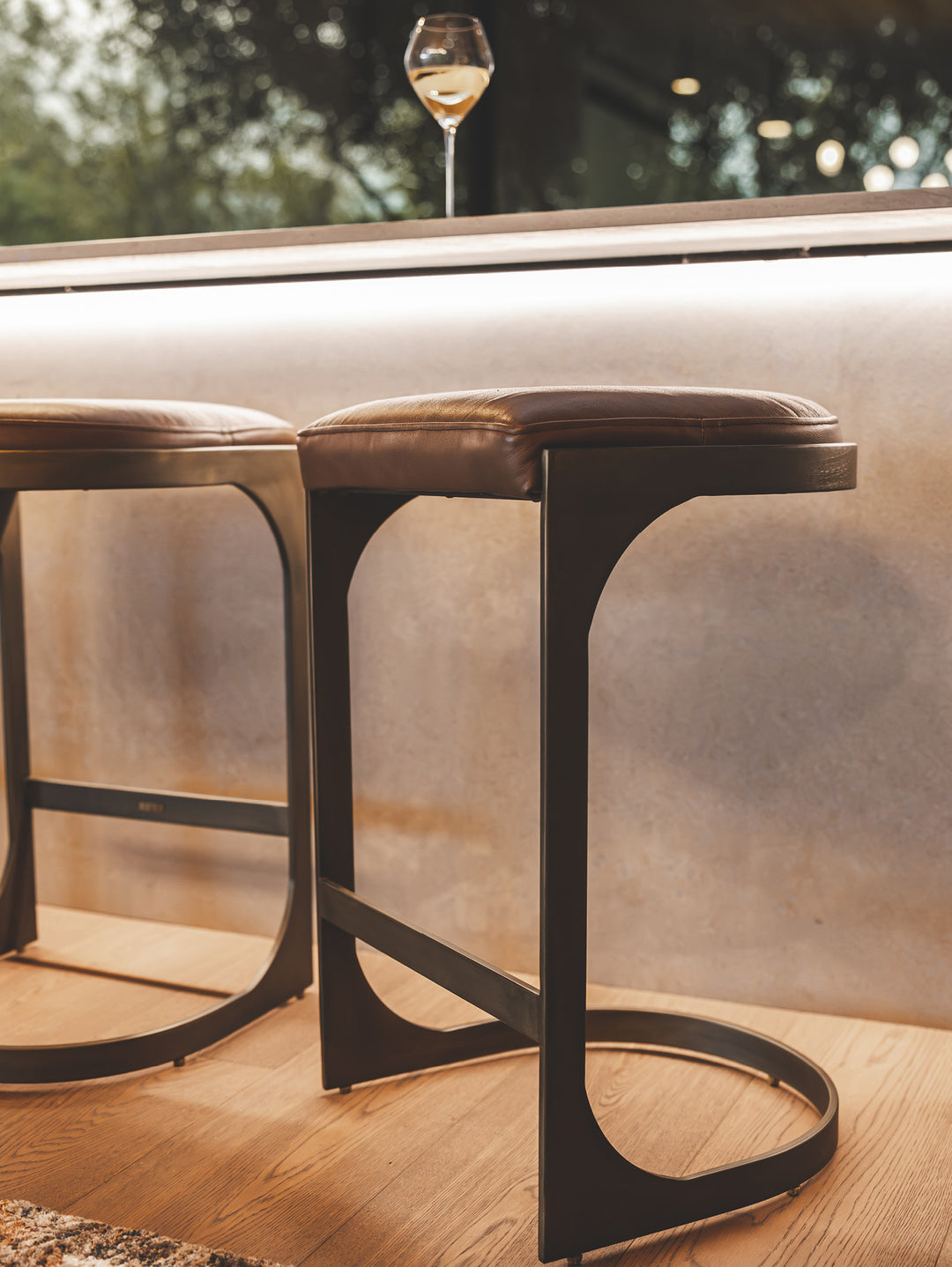 Ranger Leather Counter Chair