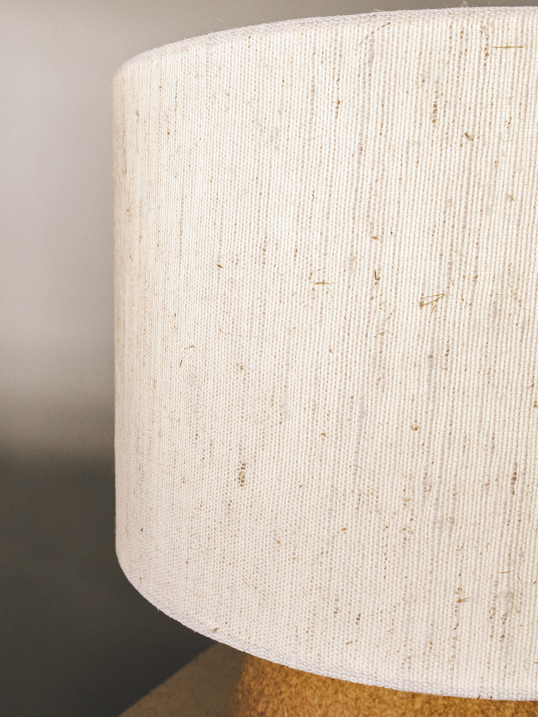 Reimagined Table Lamp in Bark
