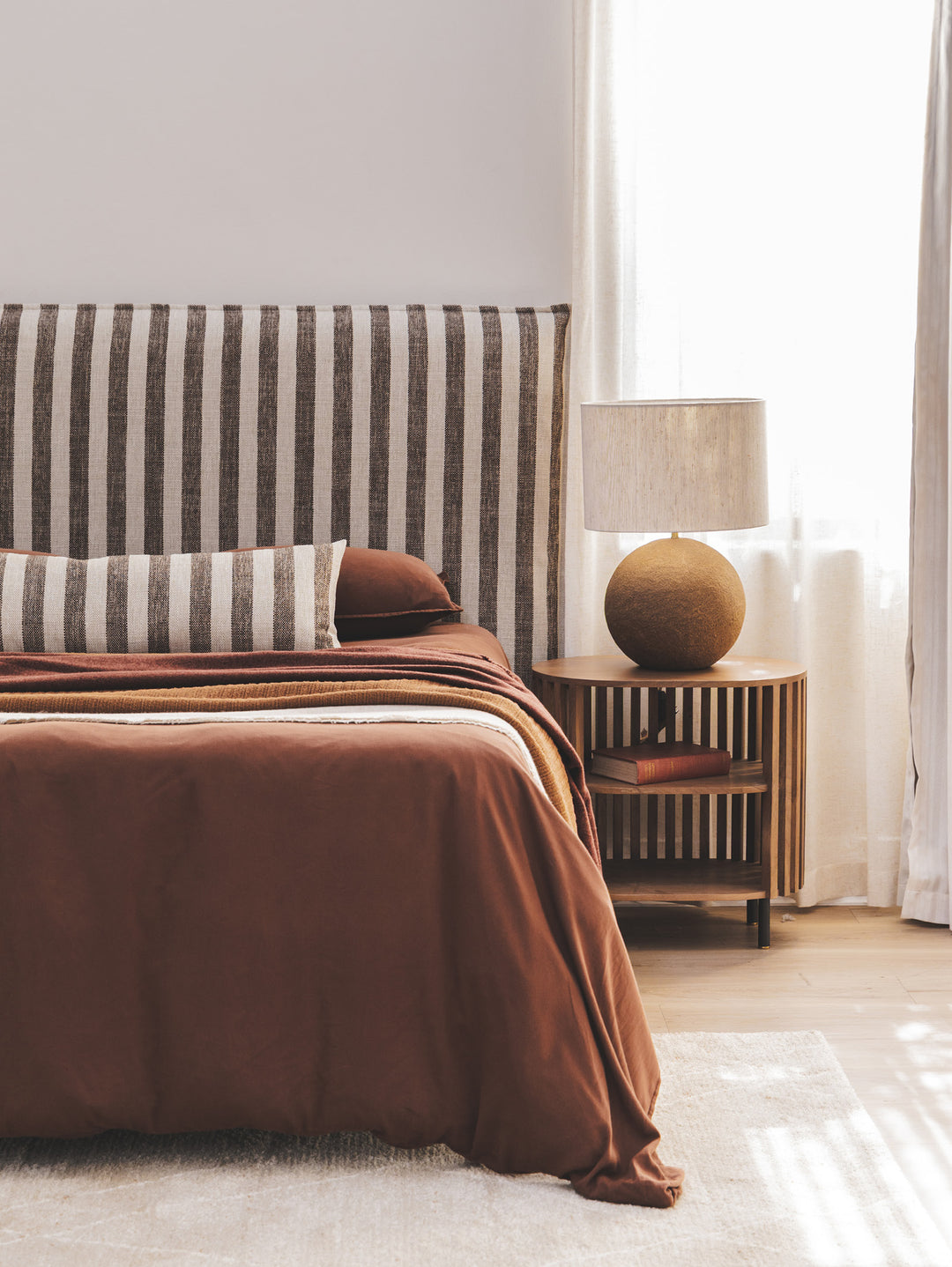 Reimagined Table Lamp in Bark