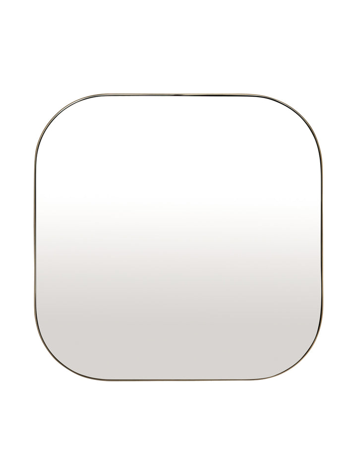 Resia Mirror L in Antique Brass
