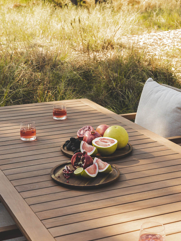 Romana Wooden Plate in Bark