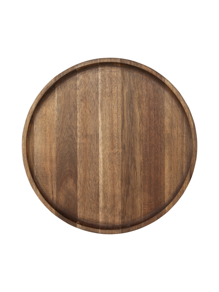 Romana Wooden Plate in Bark
