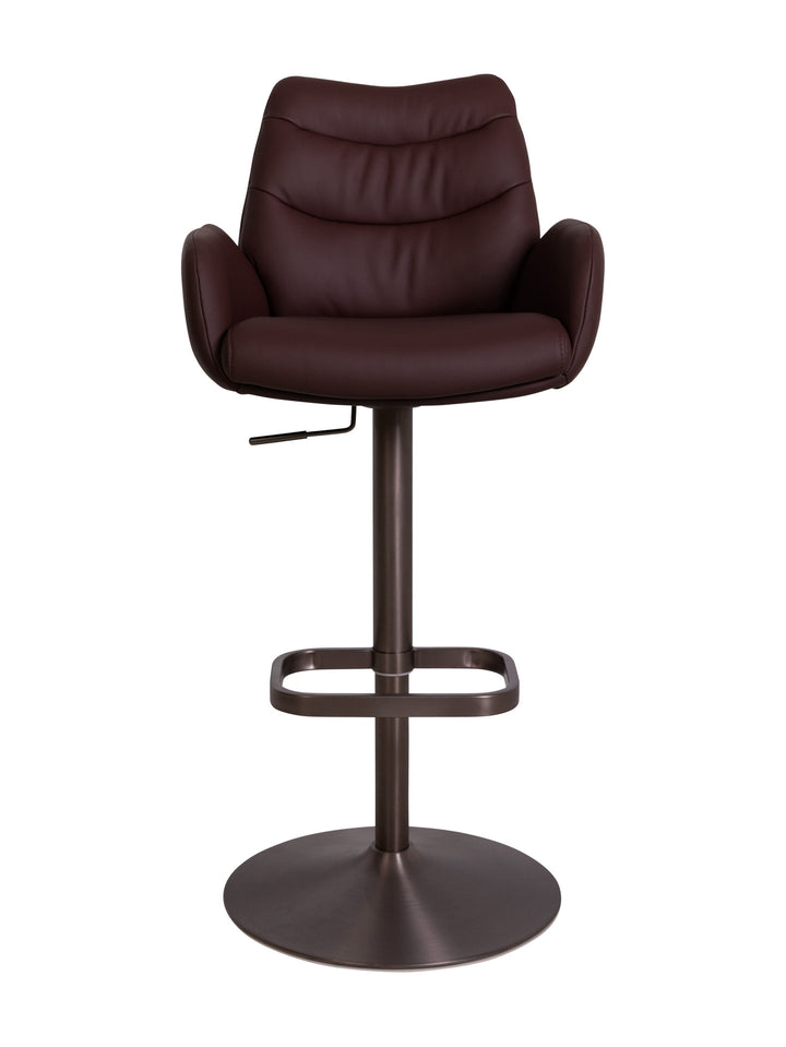 Romeo Leather Adjustable Counter Chair