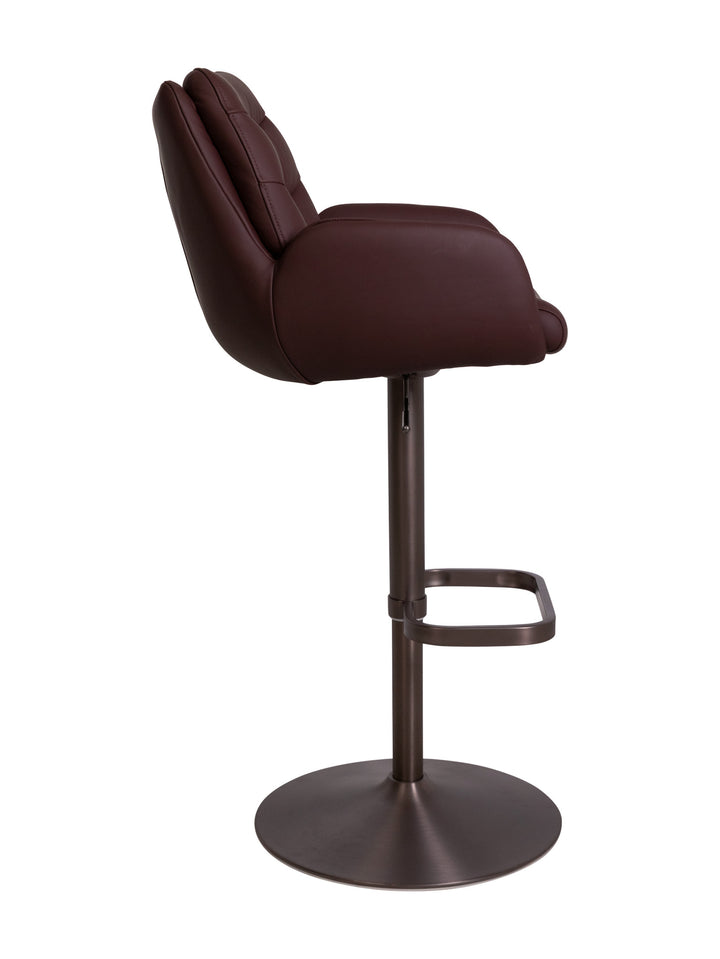 Romeo Leather Adjustable Counter Chair