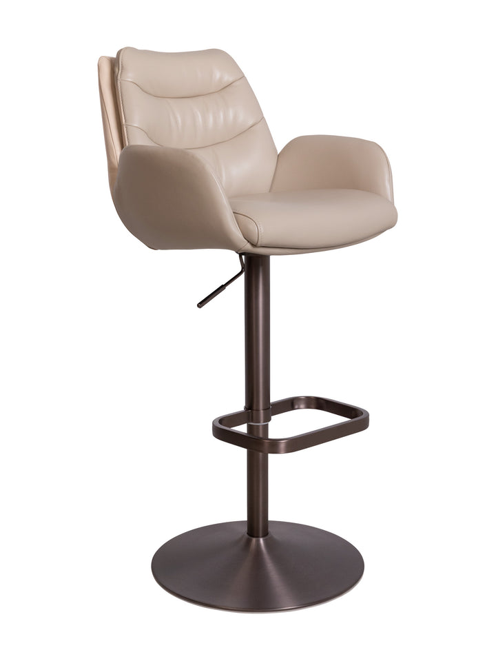 Romeo Leather Adjustable Counter Chair