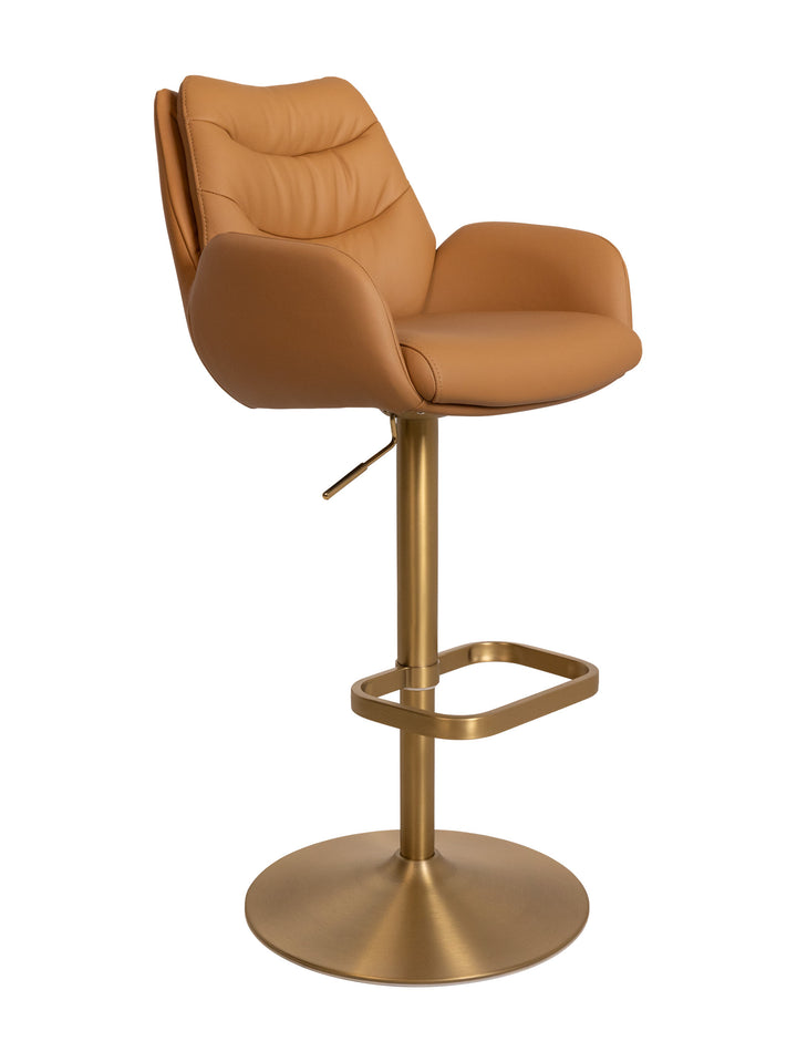 Romeo Leather Adjustable Counter Chair