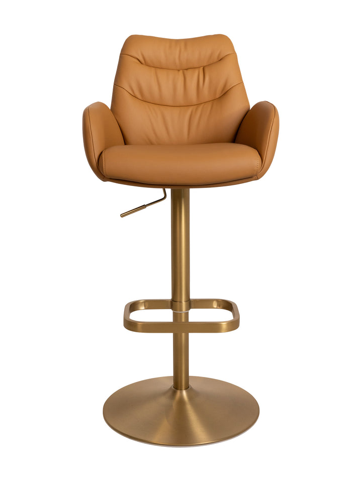 Romeo Leather Adjustable Counter Chair
