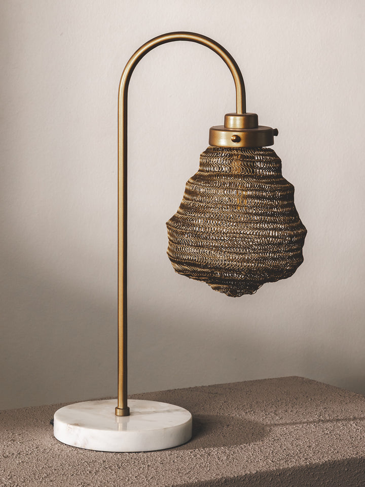 Rookery Bedside Lamp in Golden Finch