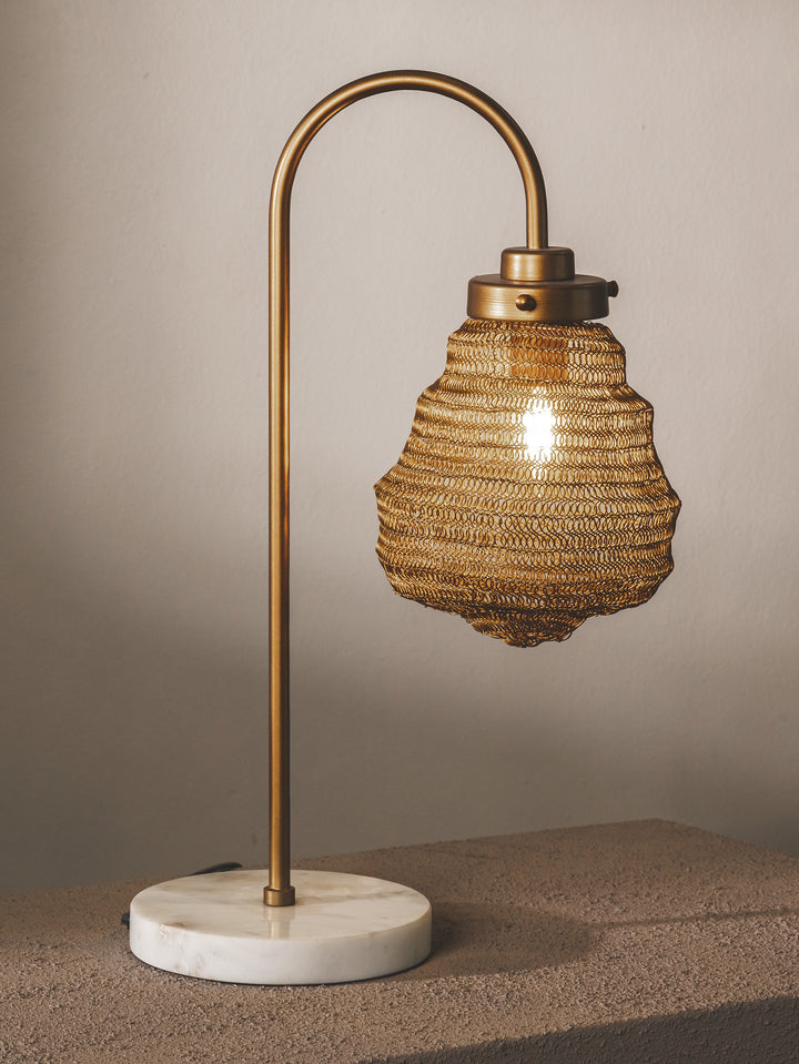 Rookery Bedside Lamp in Golden Finch