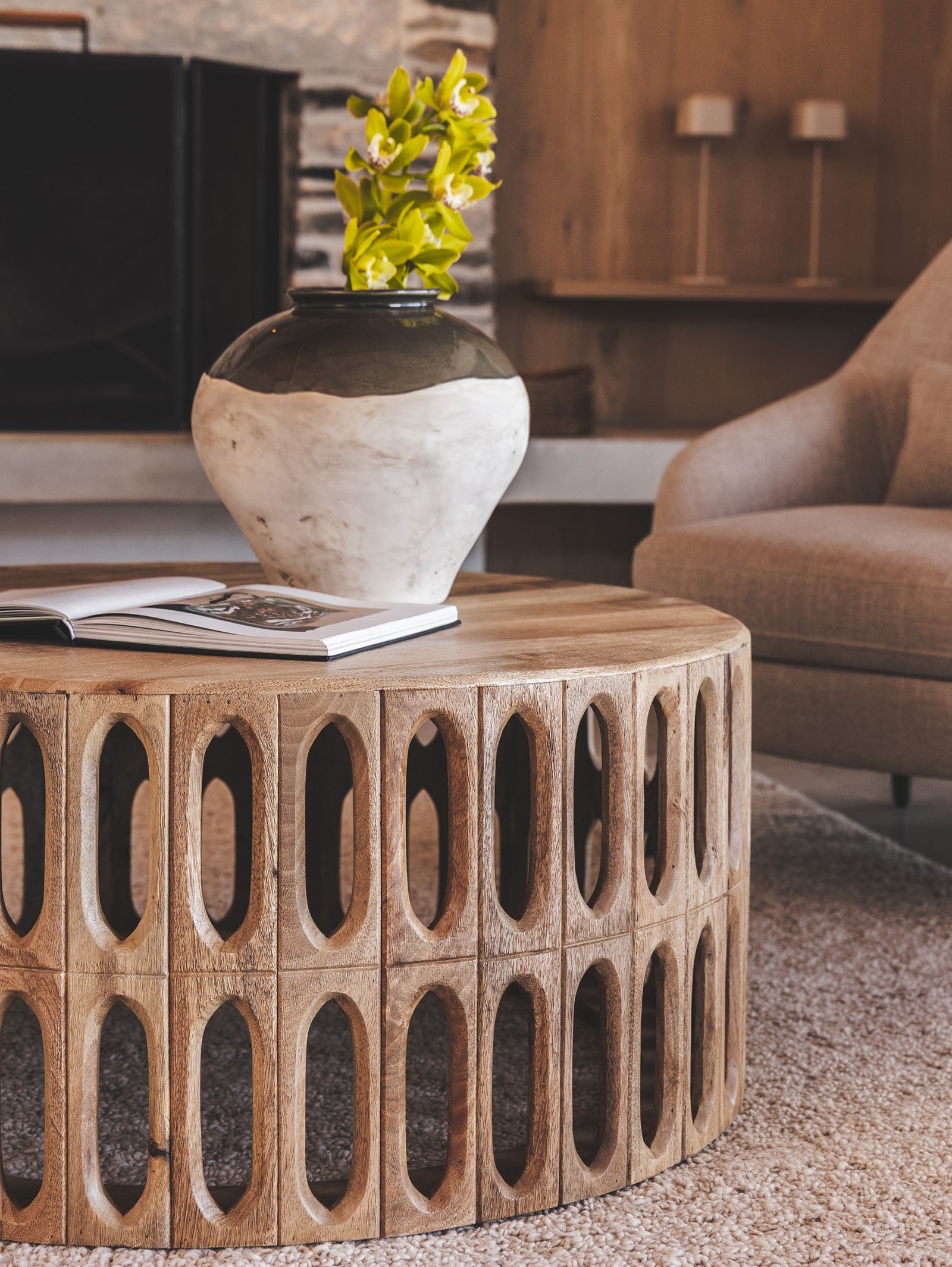 Rosette Coffee Table - Hertex Haus - Hertex Haus