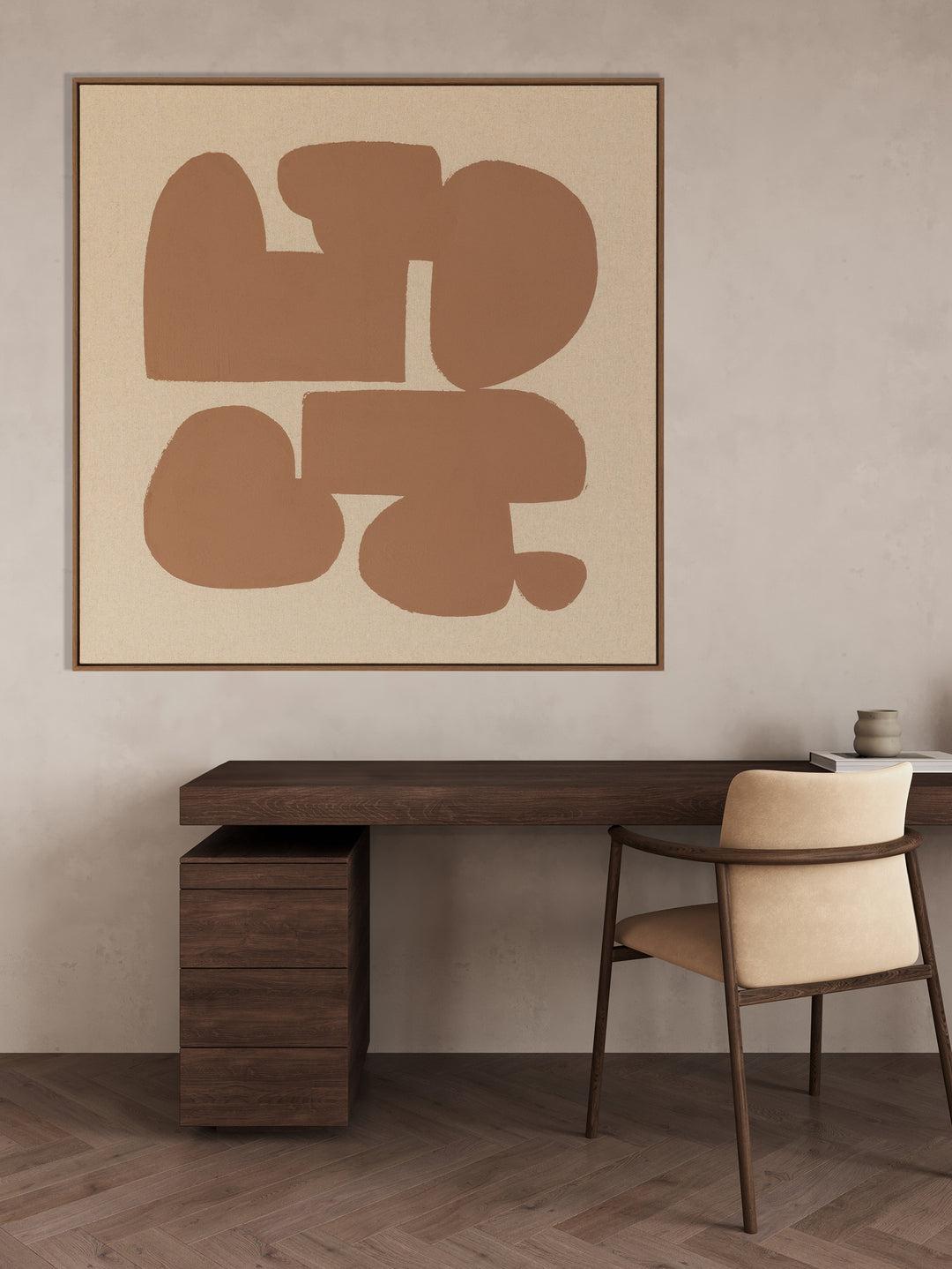 Rounded Harmony Wall Art in Earth