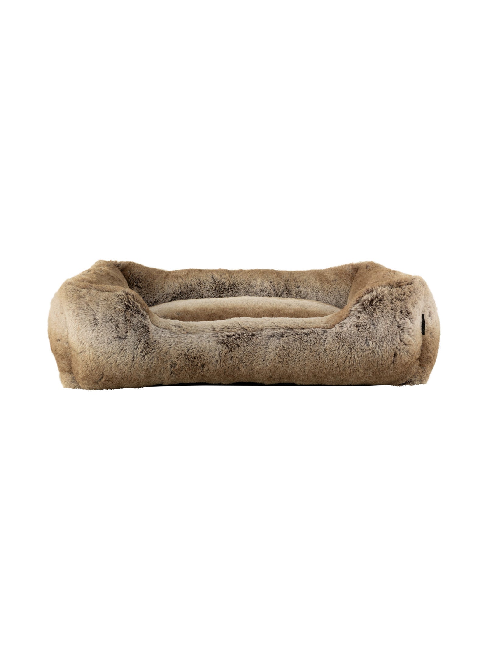 Rover Faux Fur Pet Bed in Coco - Hertex Haus - Hertex Haus