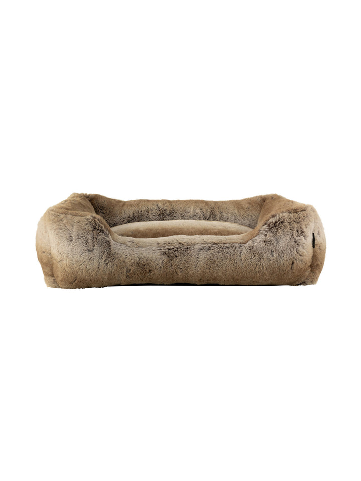 Rover Faux Fur Pet Bed in Coco