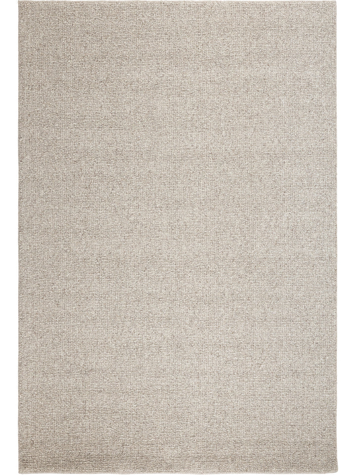 Textured beige rug 