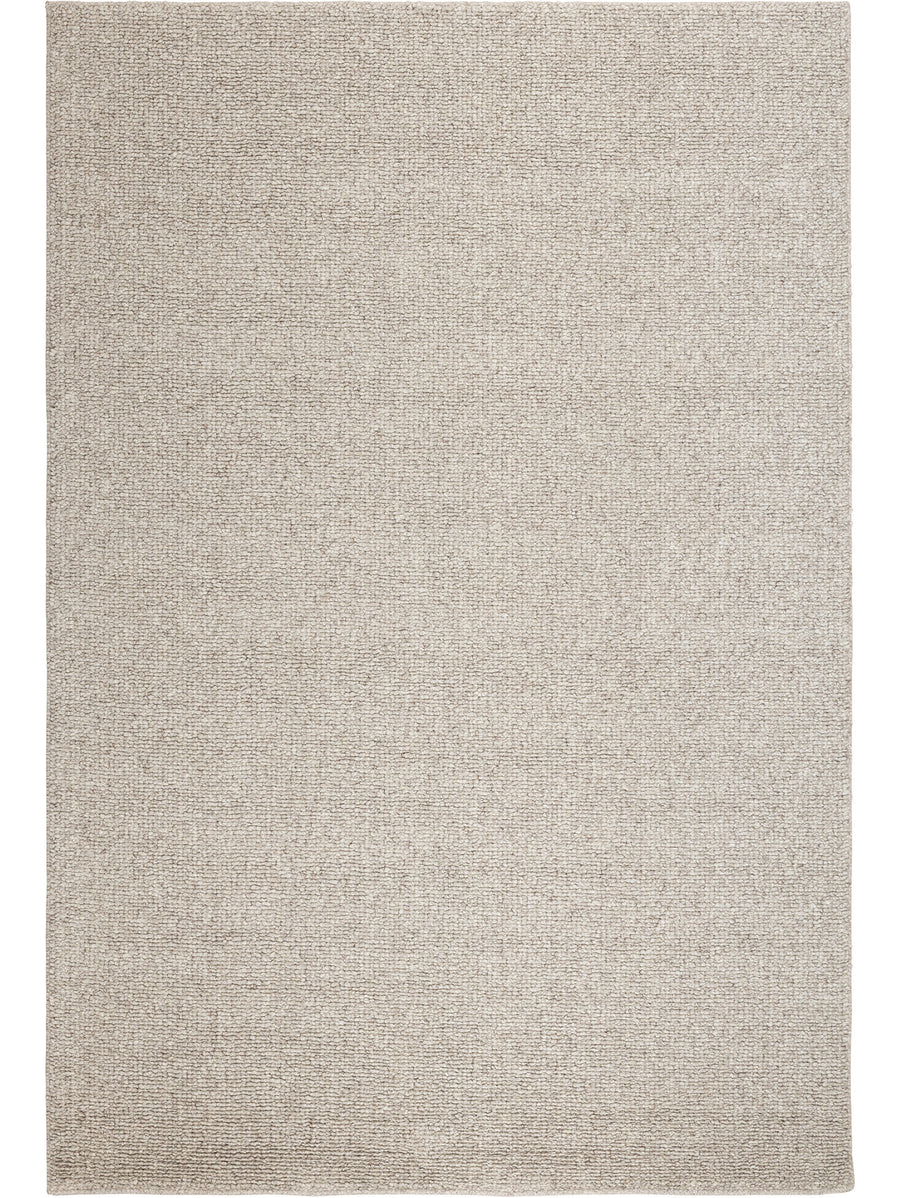 Textured beige rug 