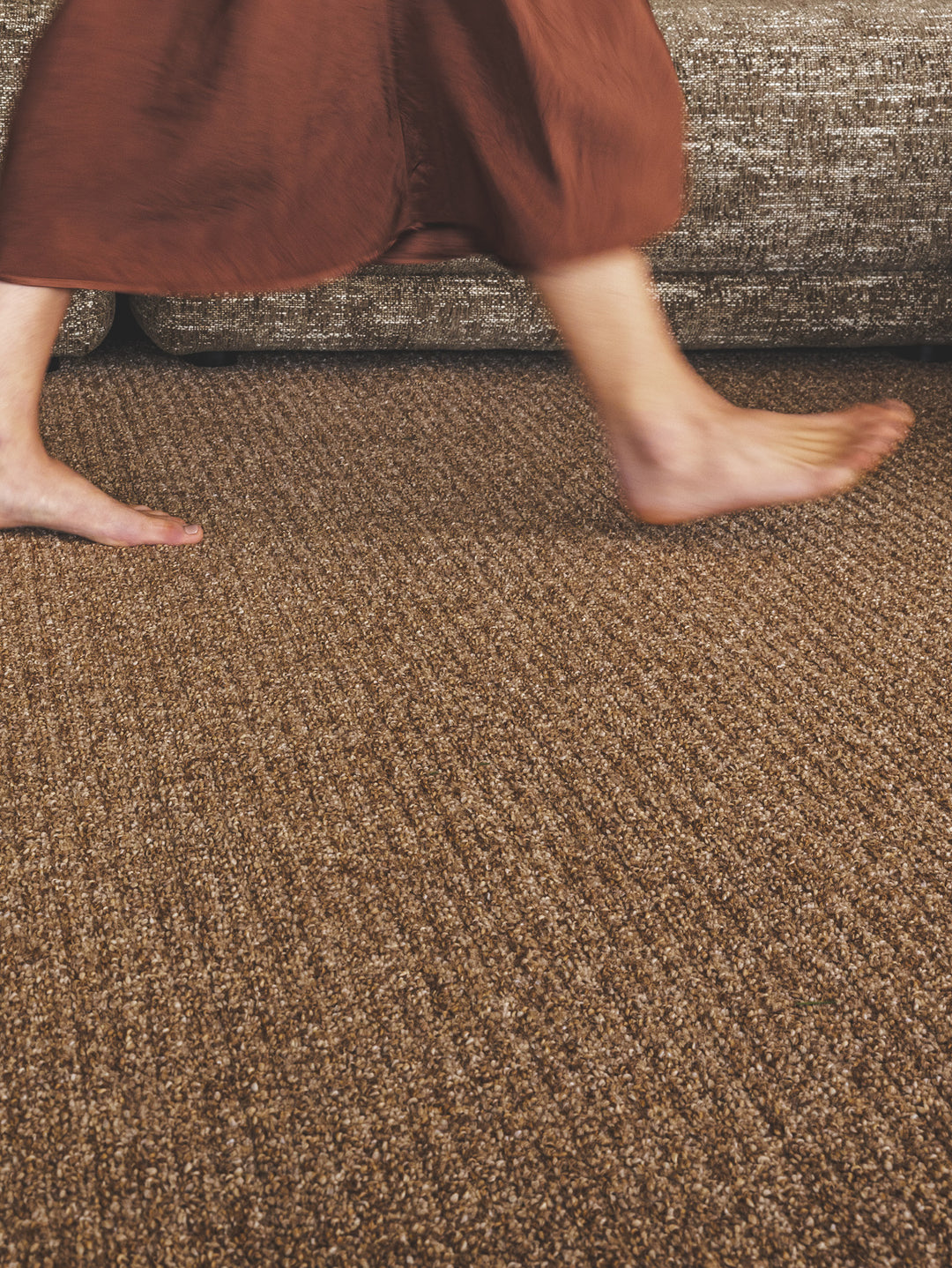 Rustic Rug in Clay