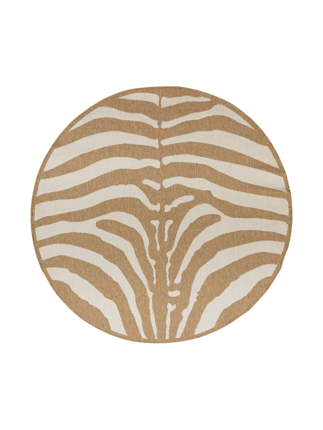 Safari Chic Round Rug in Desert