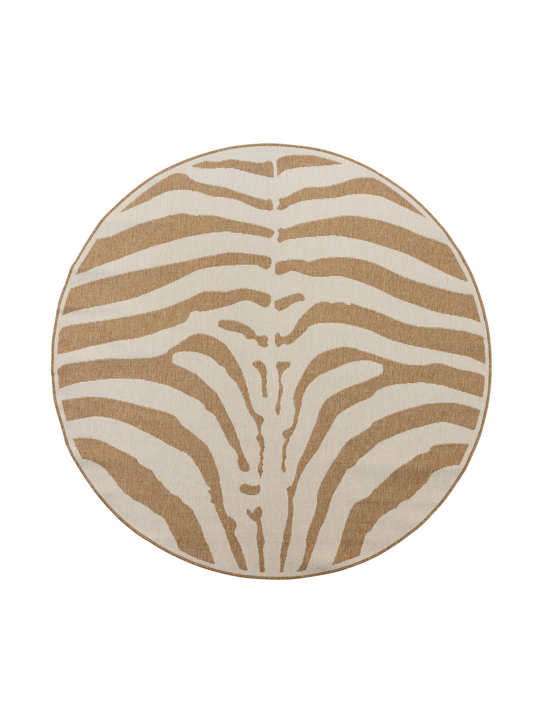Safari Chic Round Rug in Desert
