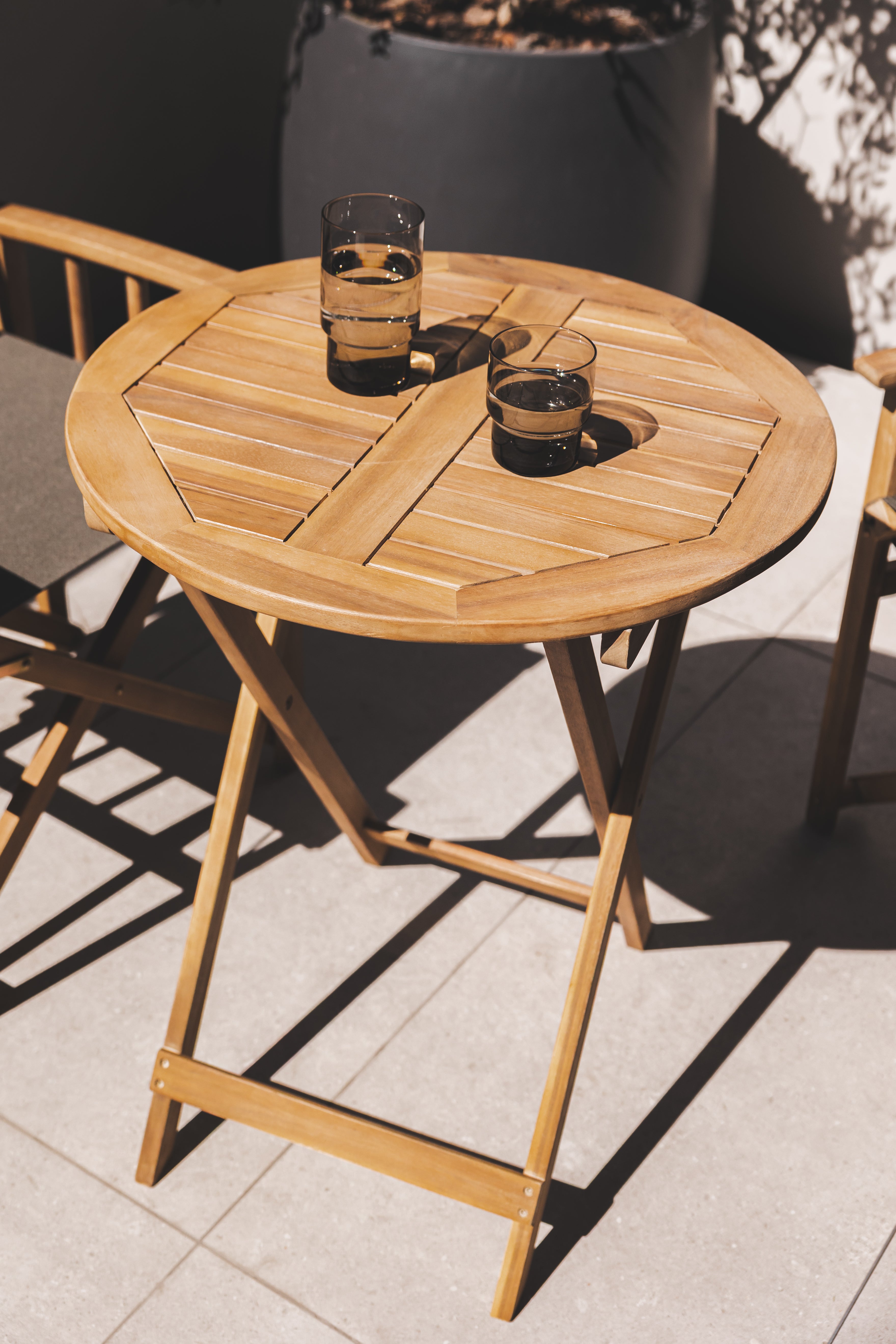 Safari Foldable Round Table - Hertex Haus - Hertex Haus