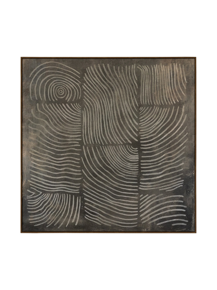 Sandscript Wall Art in Ebony