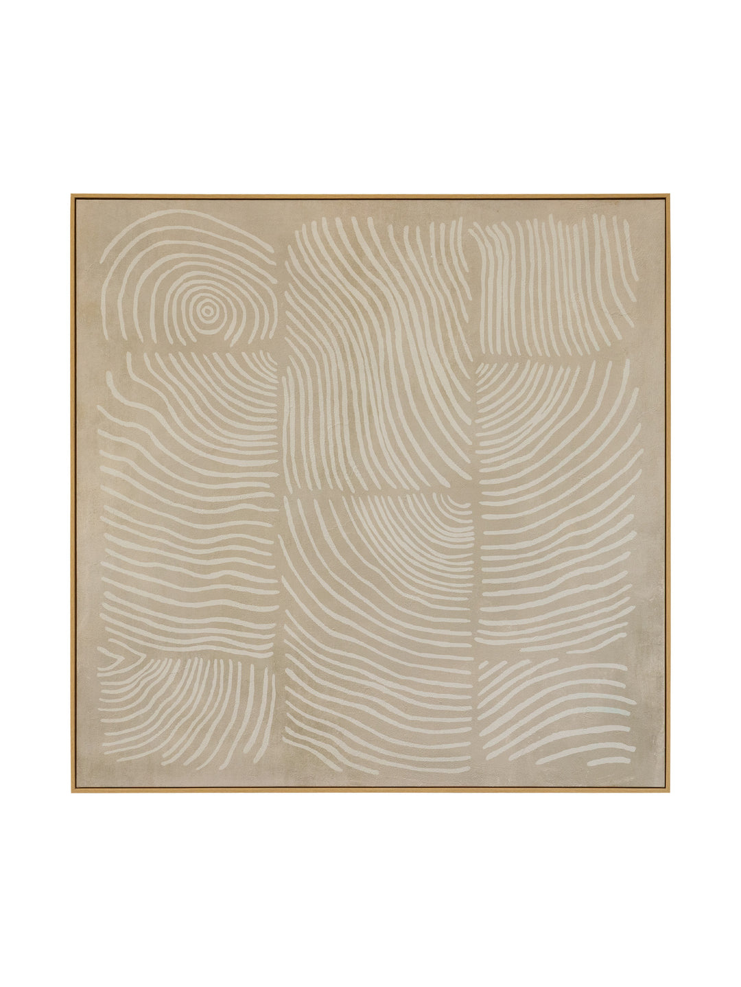 Sandscript Wall Art in Ivory
