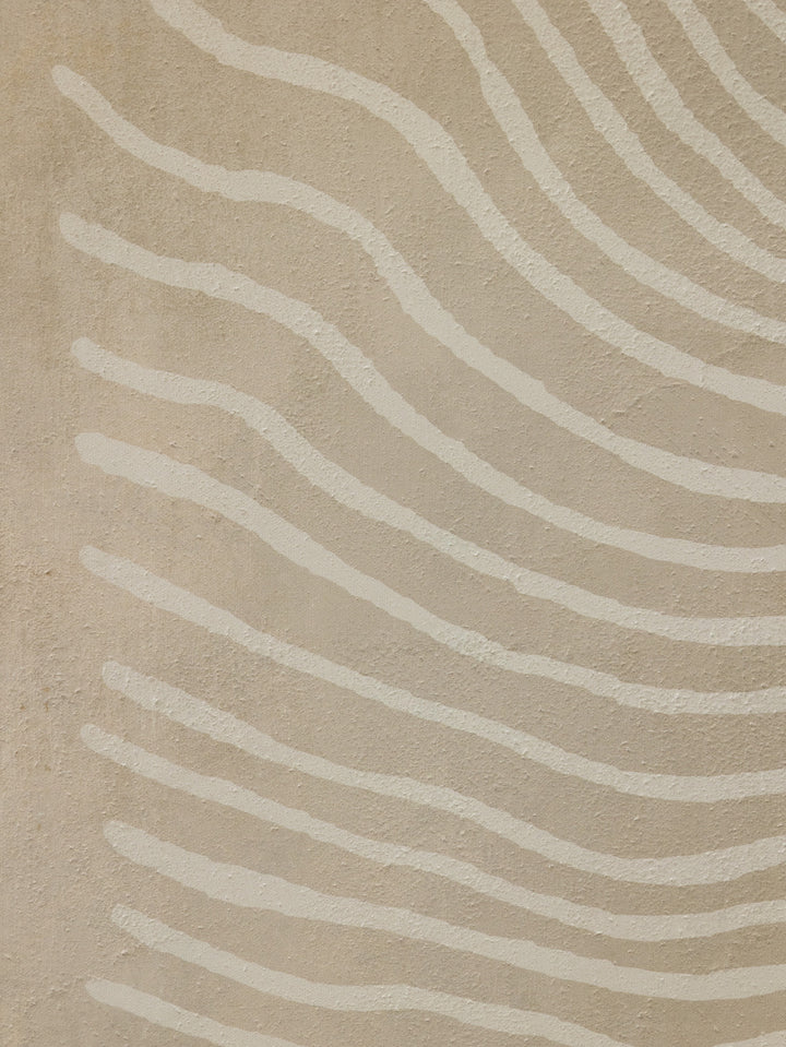 Sandscript Wall Art in Ivory