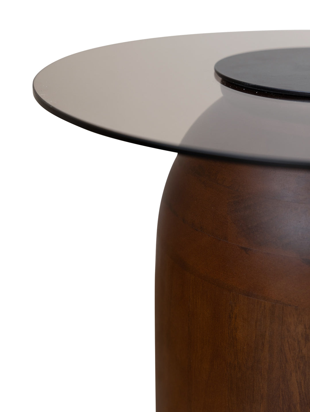 Sculpted Side Table in Husk