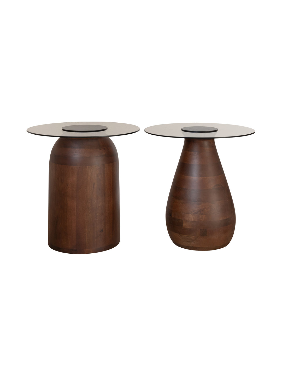 Sculpted Side Table in Husk