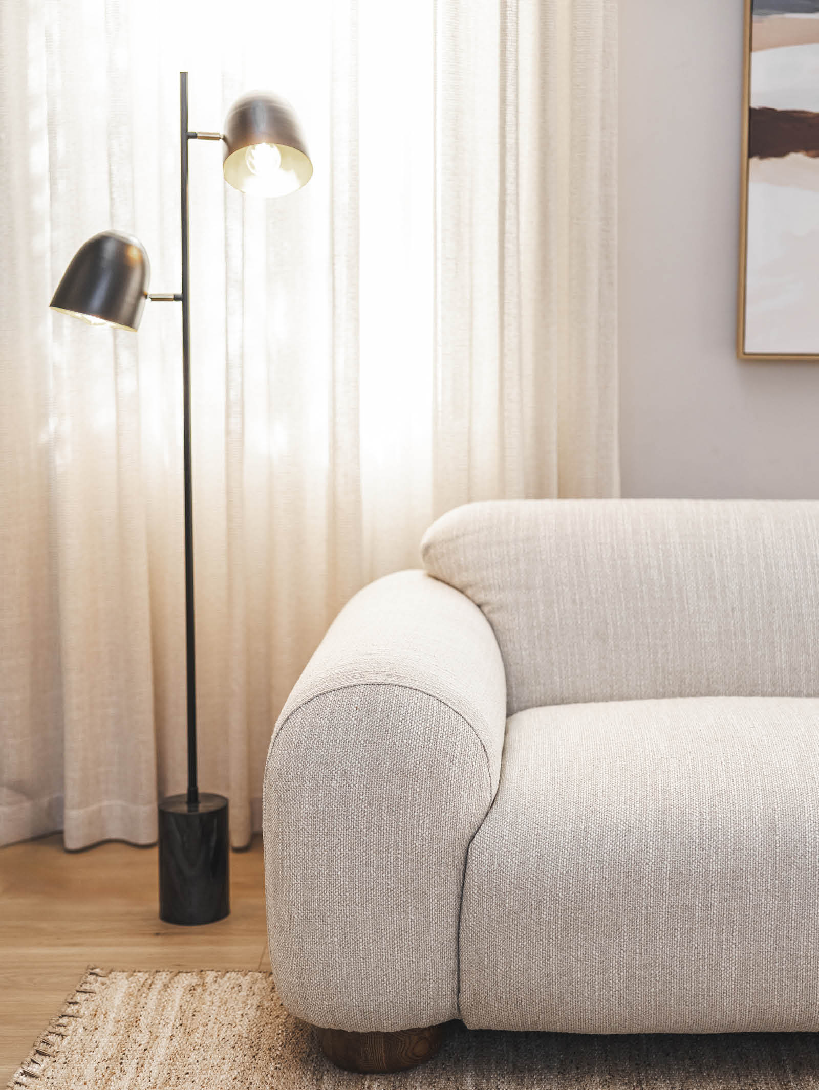 Serenity Floor Lamp in Tarnished - Hertex Haus - Hertex Haus