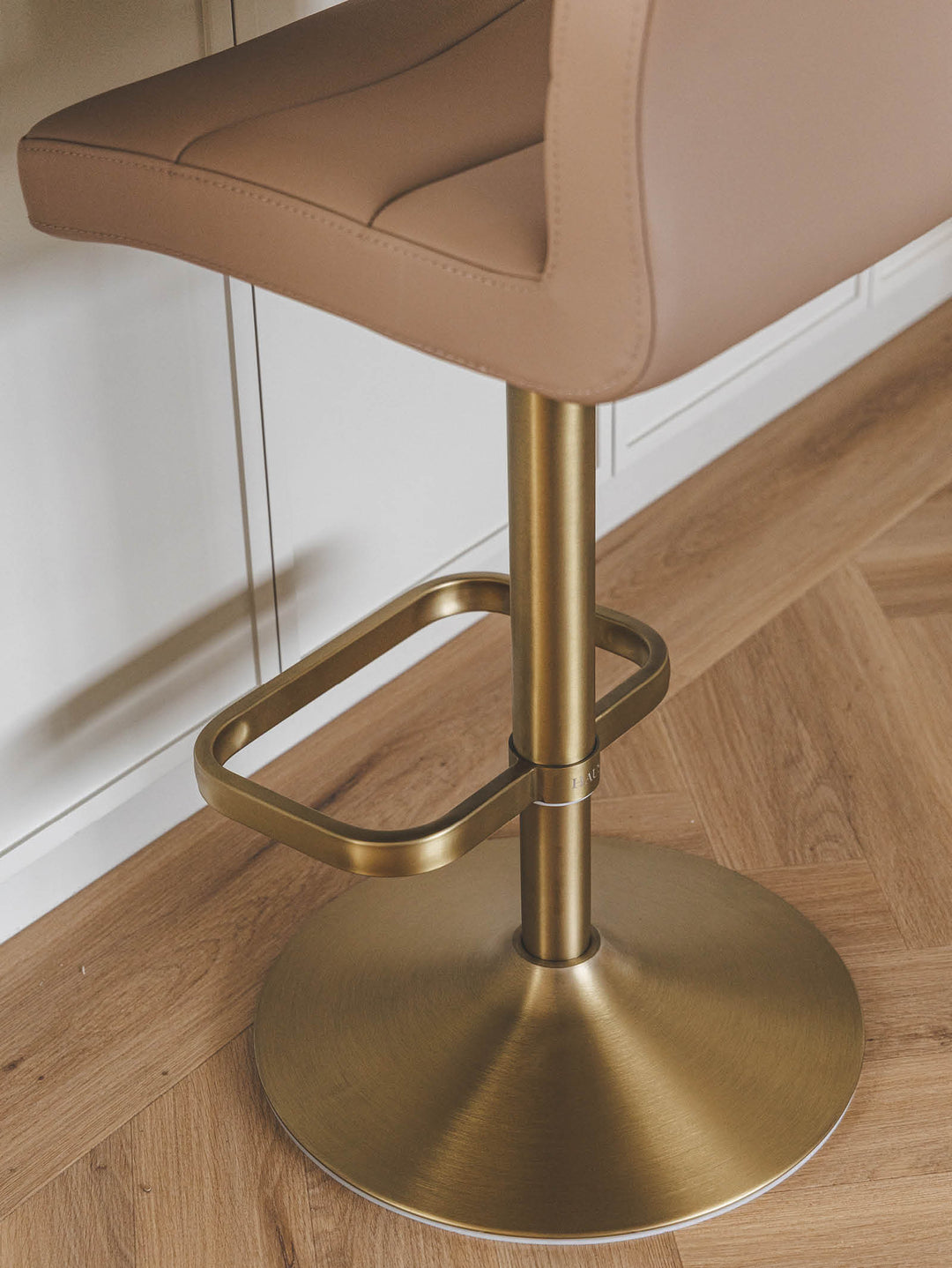 Shelby Leather Adjustable Counter Chair