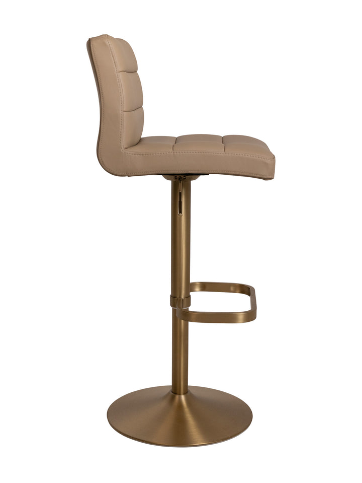 Shelby Leather Adjustable Counter Chair