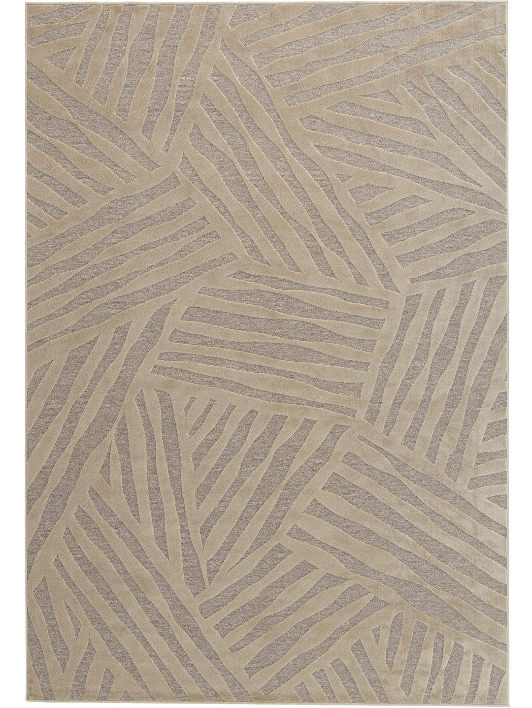 Machine washable rugs made of recycled material and featuring subtly geometric design