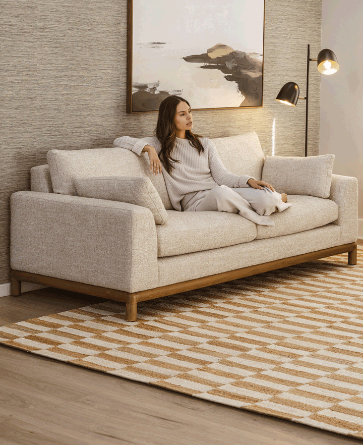 Caroline Sleeper Sofa in Cosmopolitan Almond