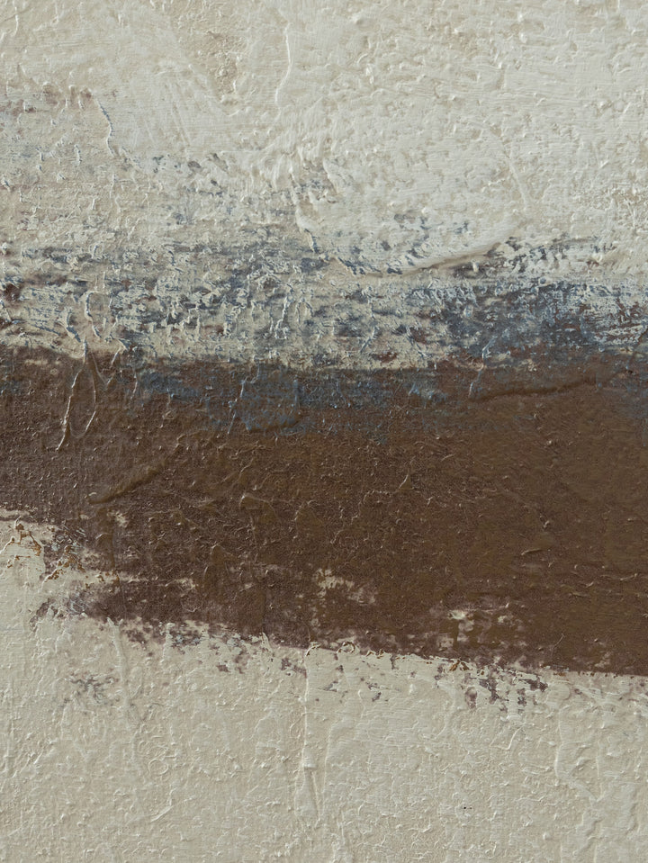 Smudge and Line Wall Art Set of 2 in Hazel Cream