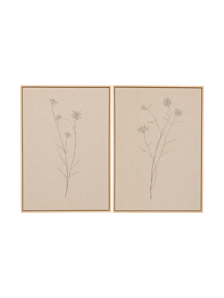 Spring Sprouts Wall Art Set of 2 in Greenery