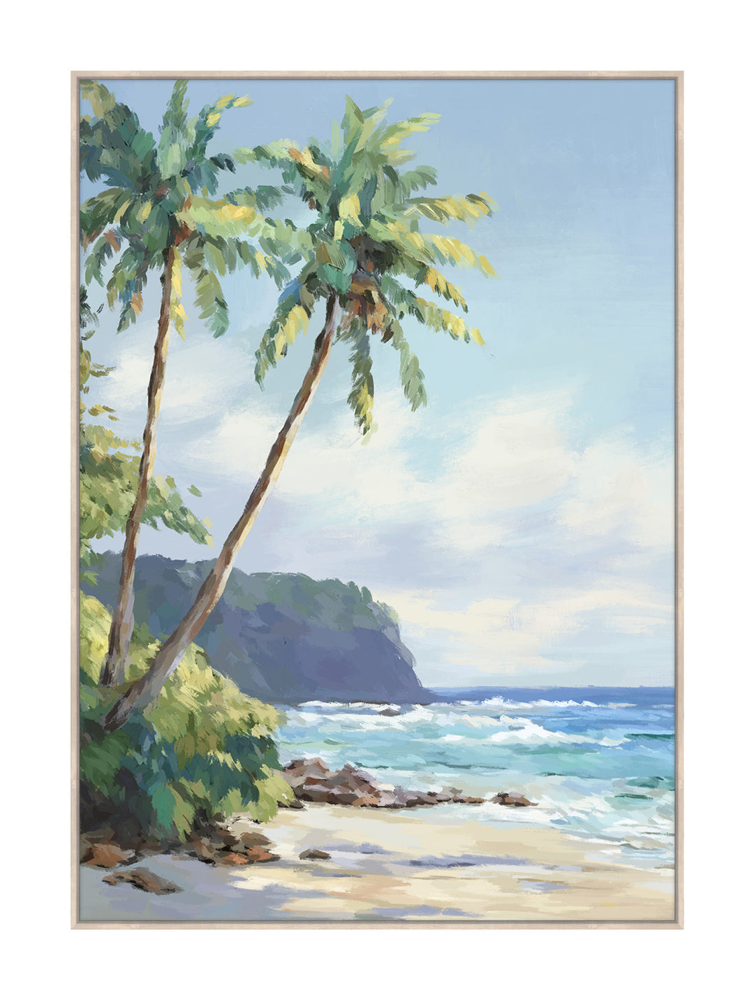 St Lucia Wall Art in Azure