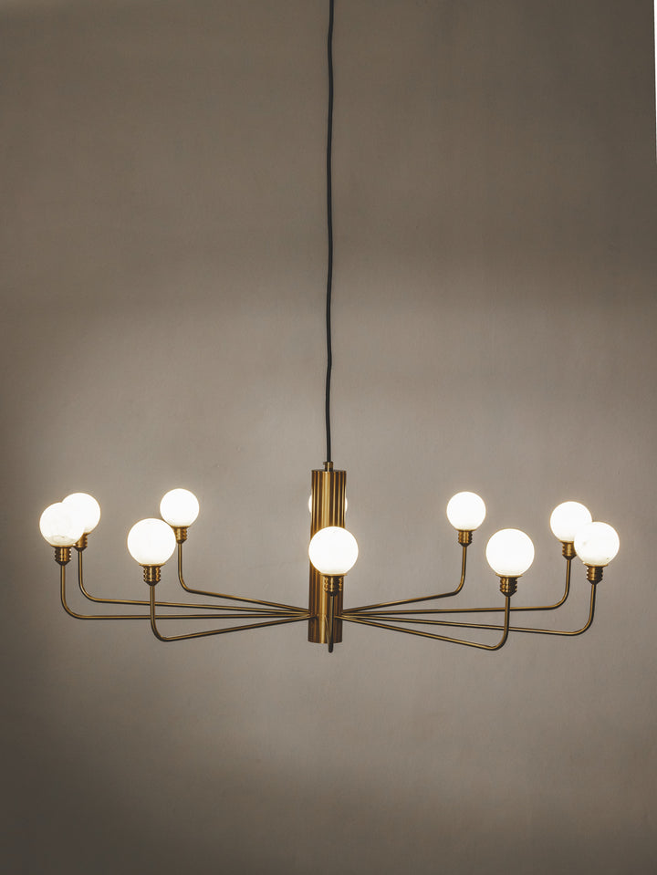 Starlume Chandelier in Amber