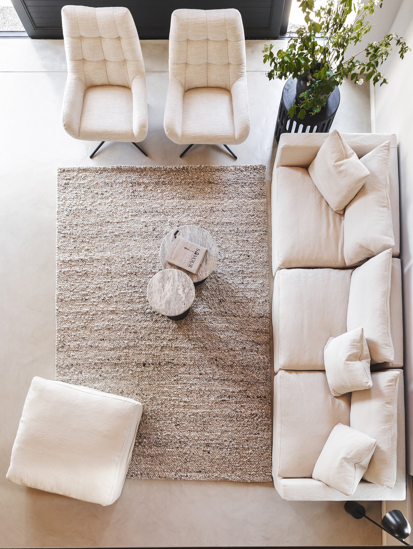 Stonecraft Rug in Pumice - Hertex Haus - Hertex Haus