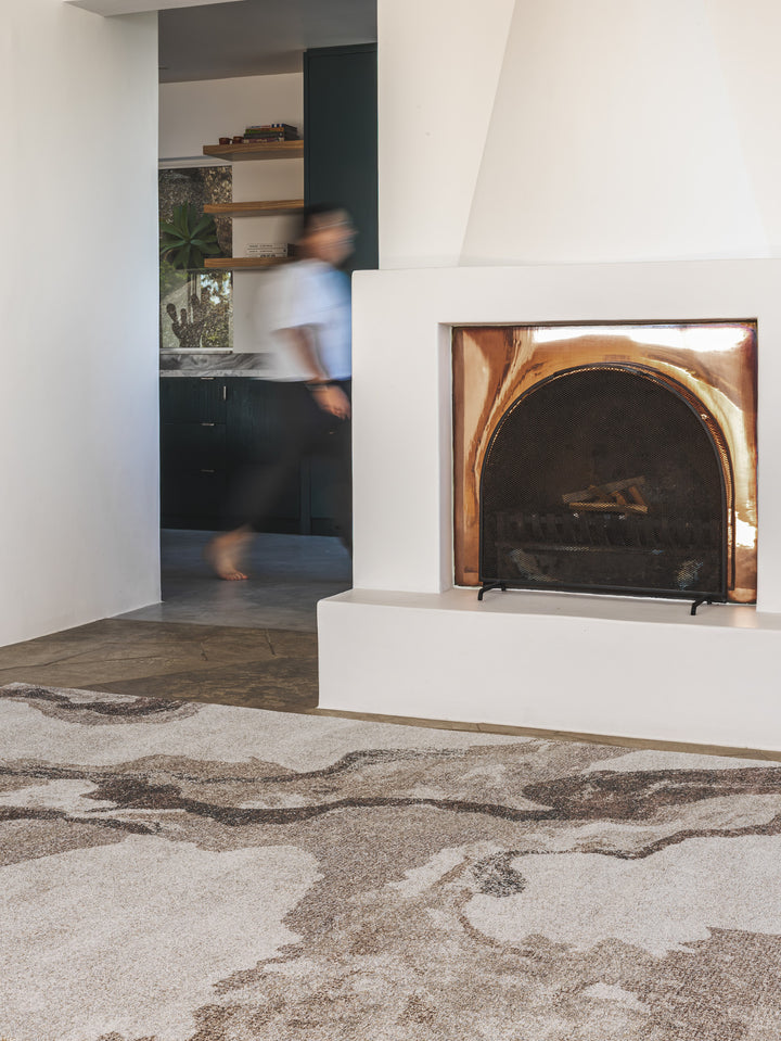 Suspension Rug in Copper