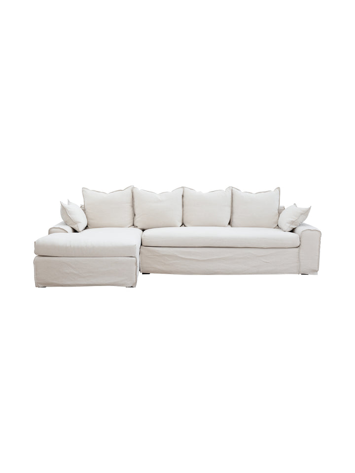 Sweetheart Left Chaise Sofa in Natural