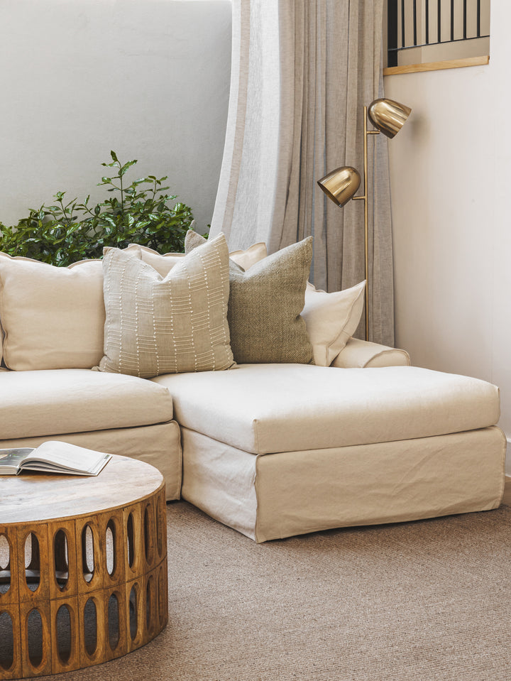 Sweetheart Right Chaise Sofa in Natural