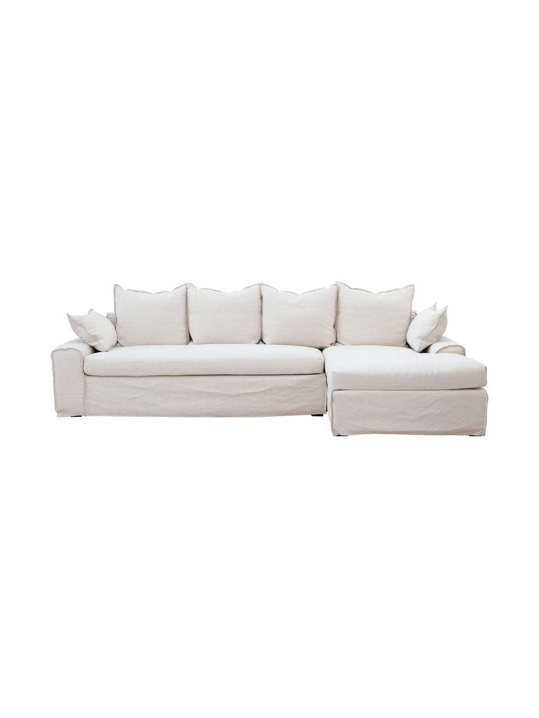 Sweetheart Right Chaise Sofa in Natural