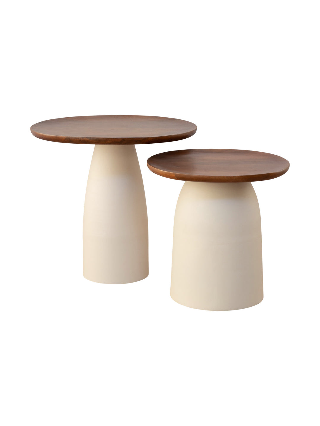 Swizzle Side Table Set in Natura