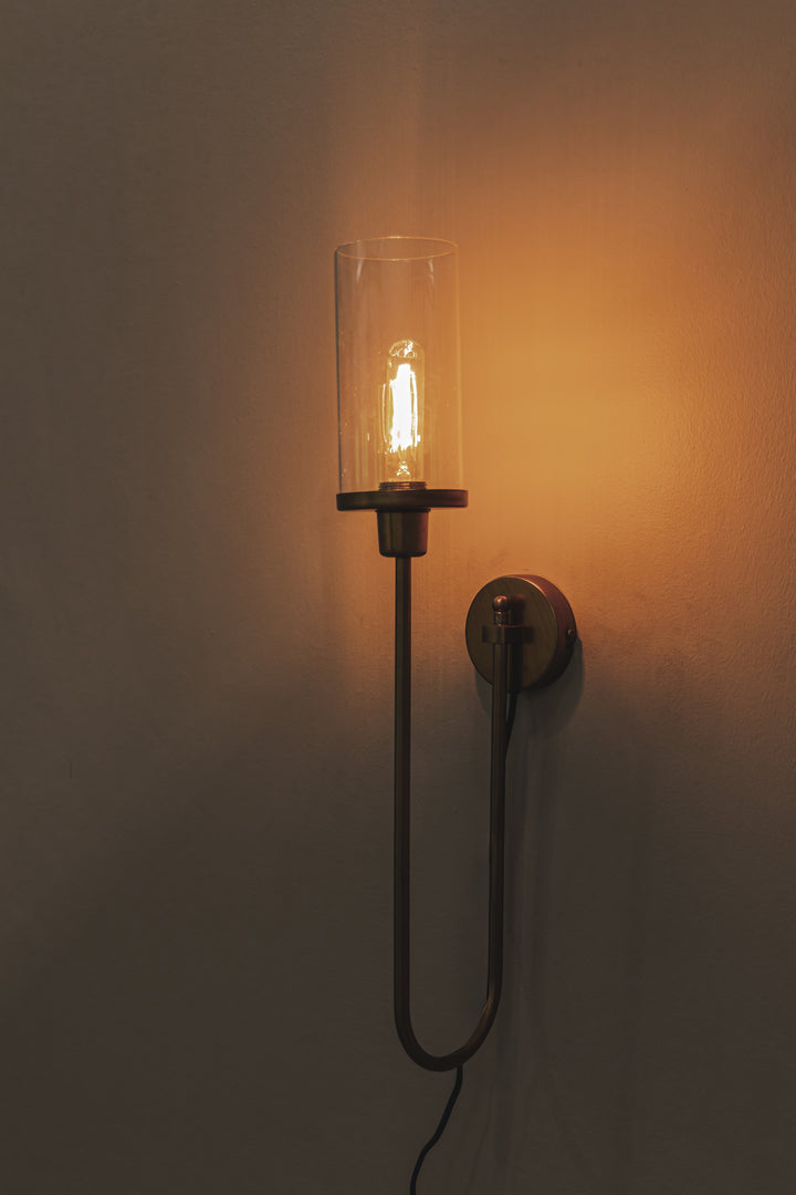 Sydney Wall Light in Clear