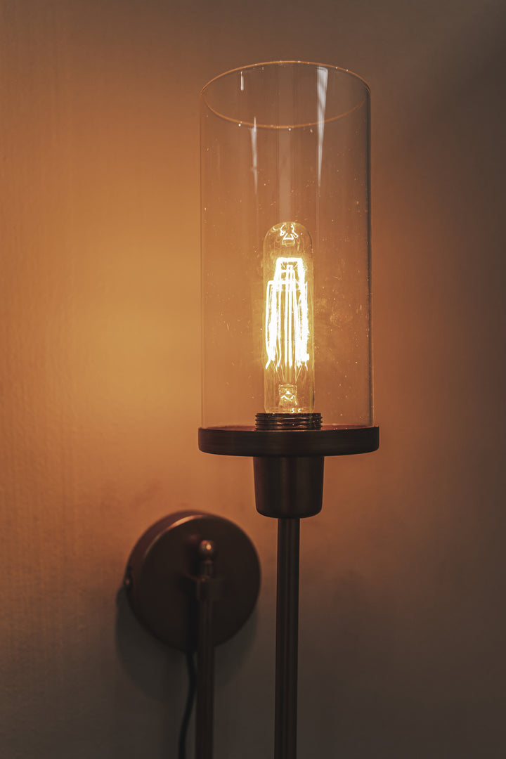 Sydney Wall Light in Clear