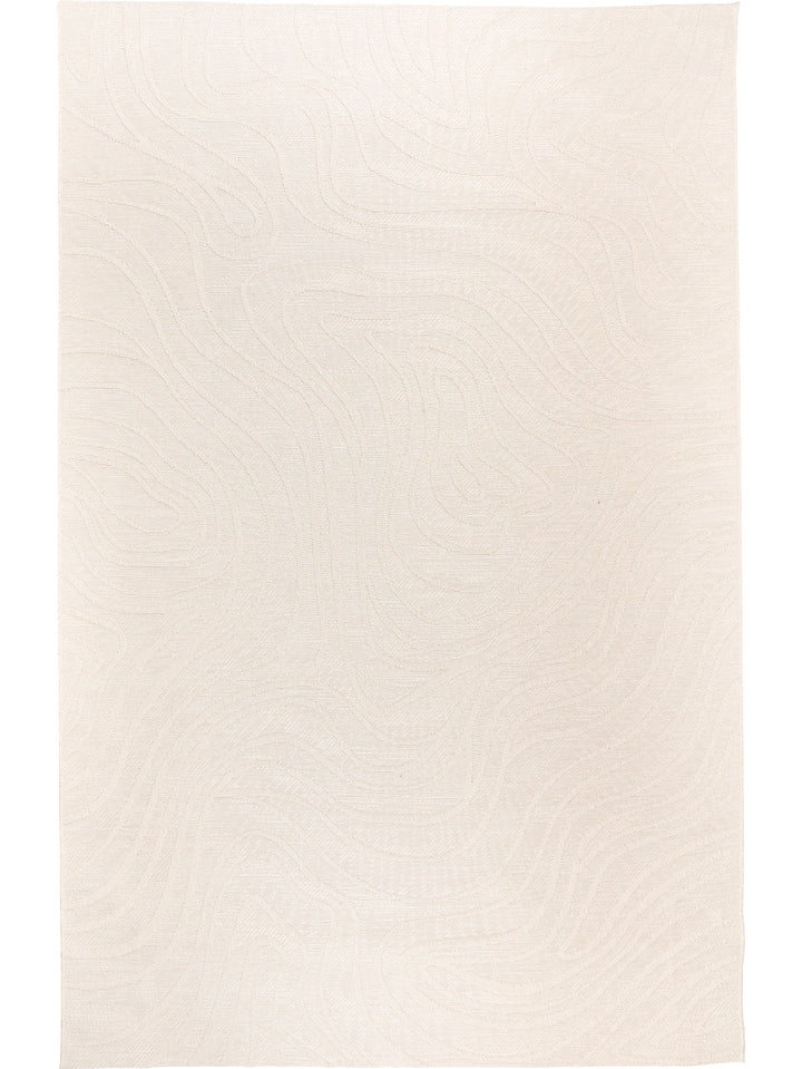 Syncline Outdoor Rug in Whipped Cream