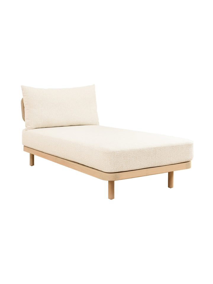 Syros Teak Lounger in Natura
