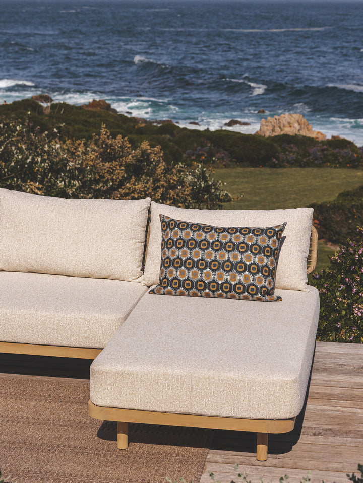 Syros Teak Lounger in Natura