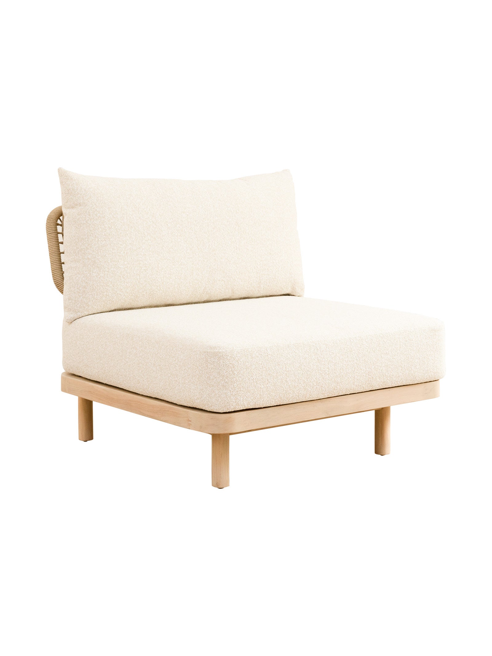 Syros Single Sofa in Natura - Hertex Haus